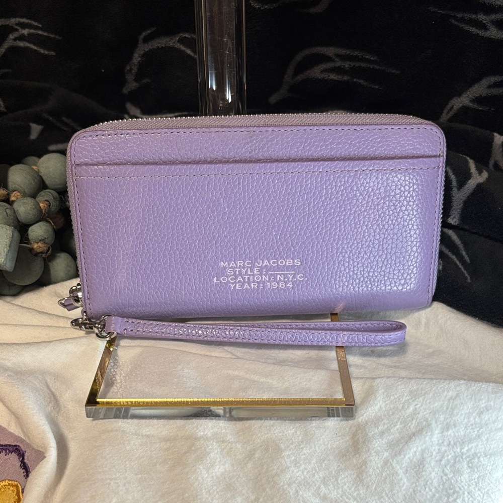 Marc Jacobs Lavender Wristlet Wallet